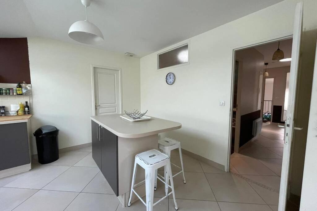 Superbe Appartement Avec 2 Chambres - 9 Personnes - Parking Prive ตูร์นง-โซร์-โฮน ภายนอก รูปภาพ